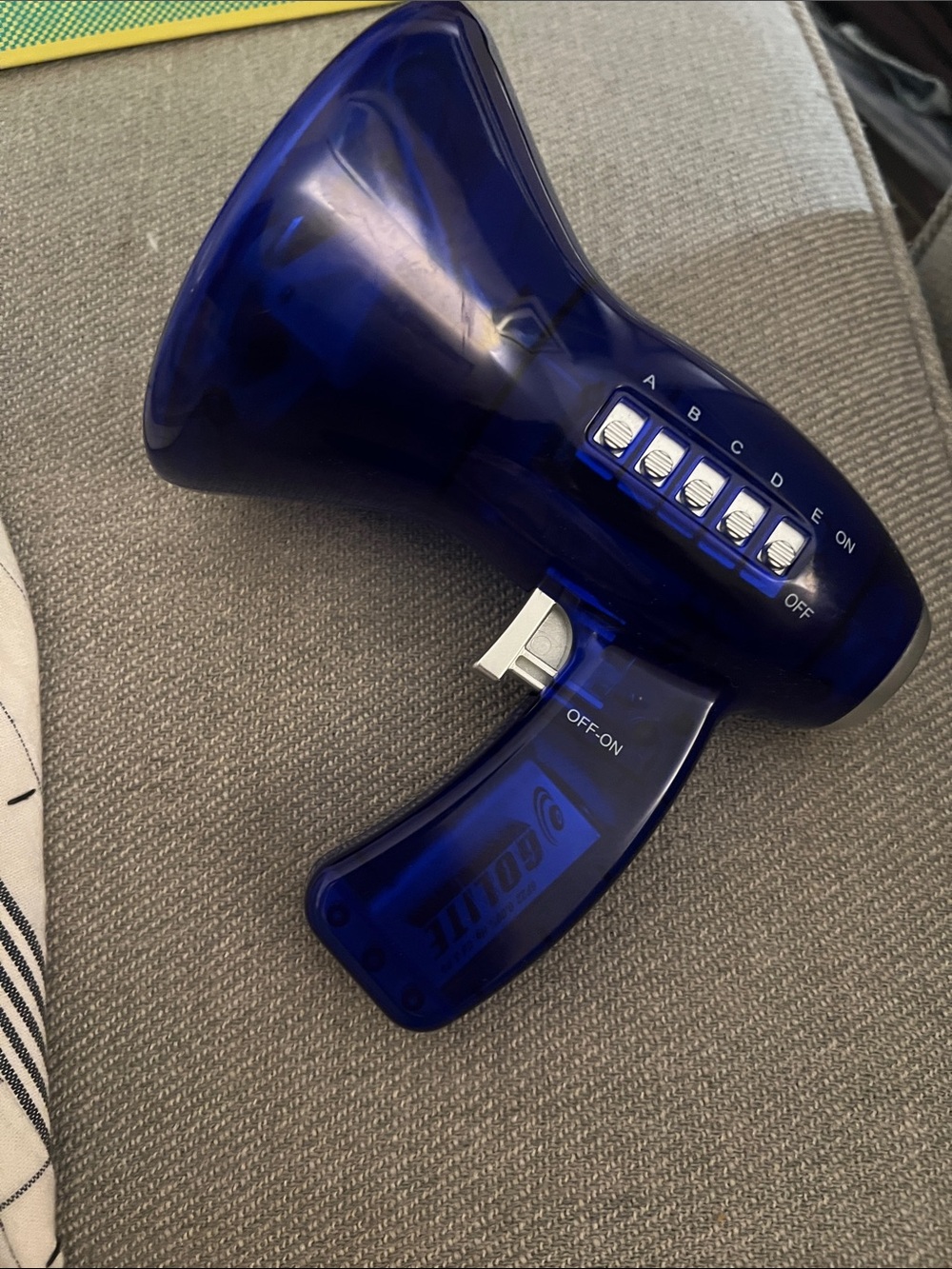 Blue Handheld Megaphone Speaker: Toysmith Mega Voice Changer megaphone toy